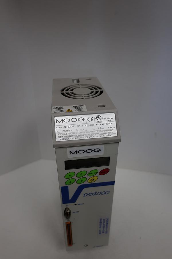 Used MOOG CZ1000A2 Servo Drive DS200 3 Ph 50/60 Hz 230/460V GHA-32
