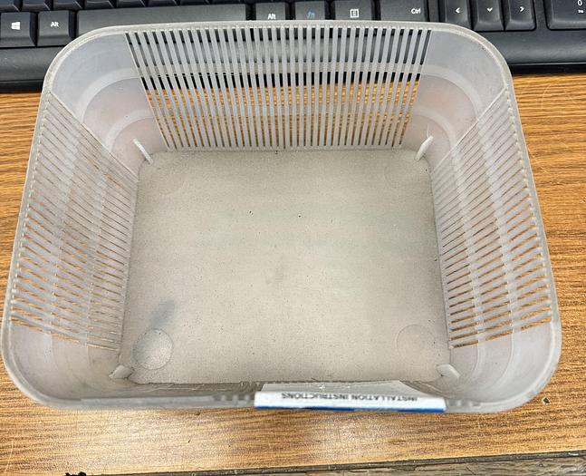 Used Evaporative Cooler Pump Basket, 6 x 8 x 3-1/2-In GHA-34