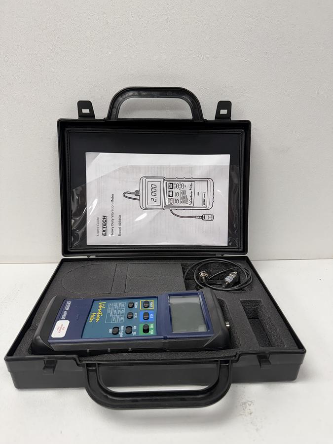 Used Extech 407850 Heavy Duty Vibration Meter – Industrial Vibration Analyzer GHC-44