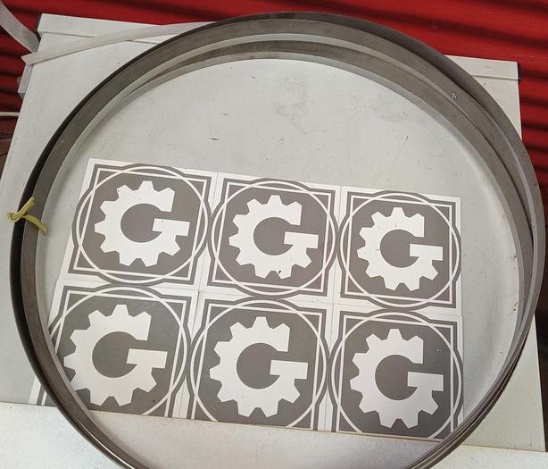 Used Starrett PowerBand M-42 Band Saw Blade 1"x.35" TPI 10 - 12.6' long - GHB-59