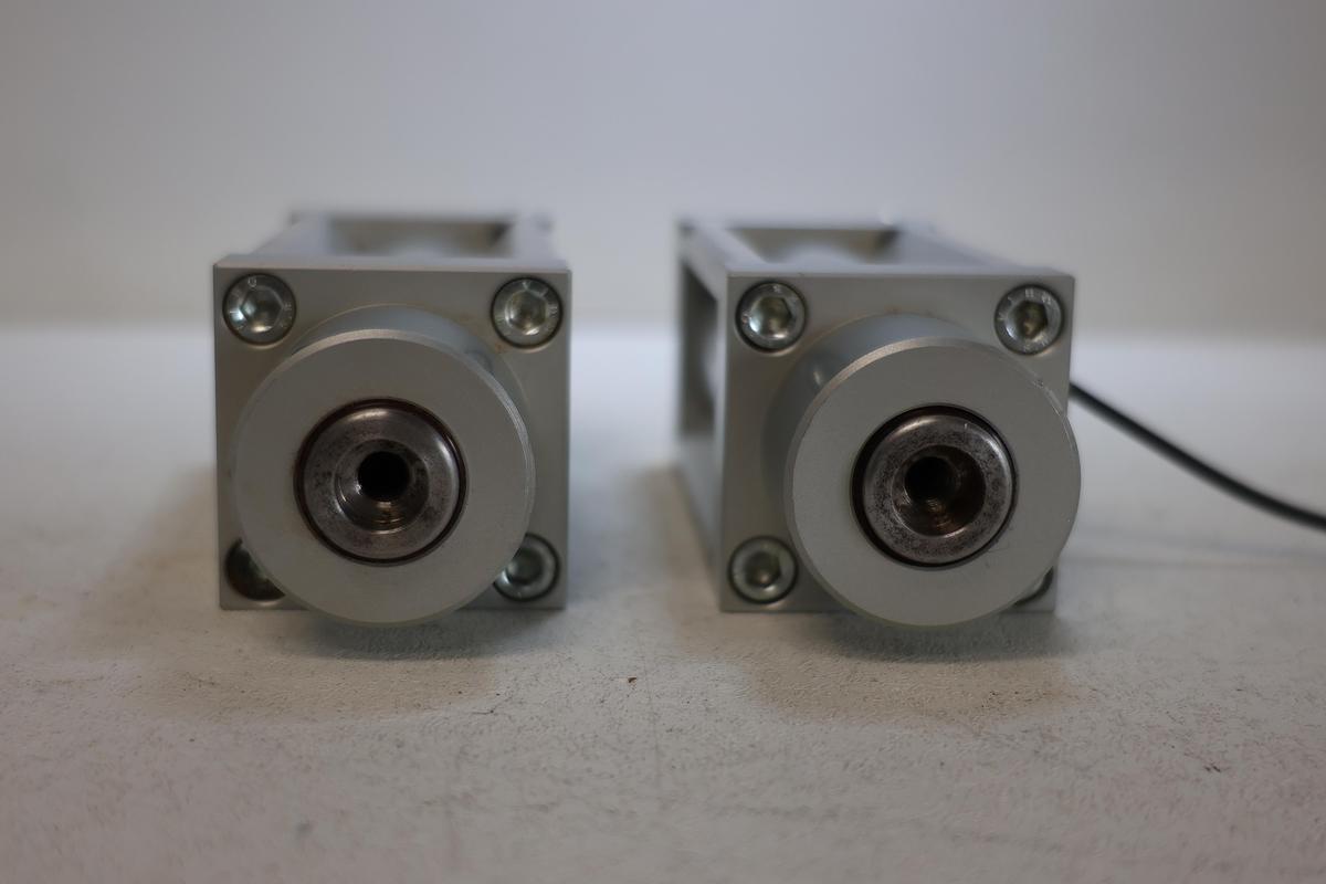 Used Lot 2 Alfa Meccanica Compact Pneumatic Cylinders 40mm Bore 45mm Stroke CMPC Type GHA-186