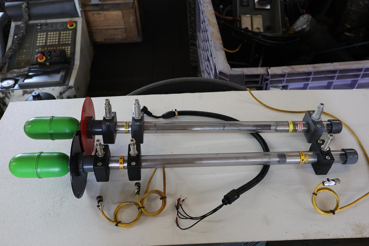 Used Industrial Magnetic Float Level Sensor Assemblies Lot of 2 Adjustable Used