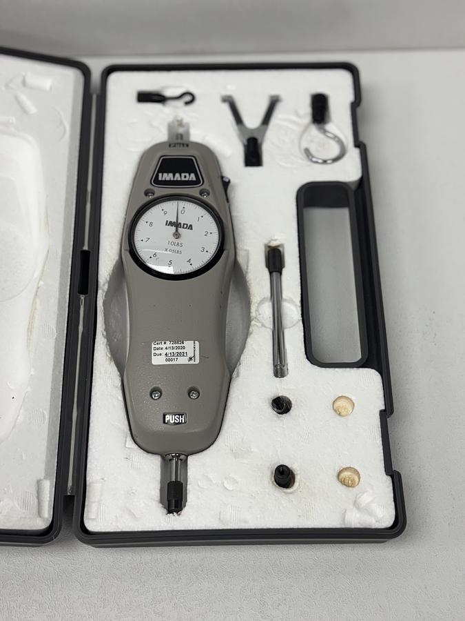 Used Imada 10lbs Push/Pull Mechanical Force Gauge – Precision Measurement Tool GHC-40