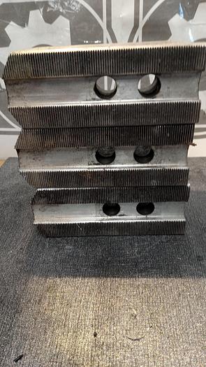 Used ALUMINUM SERRATED SOFT JAWS (set of 3)- GHA-30