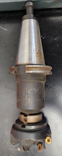 Used Parlec C50-12EM4 Tool Holder with BA-1 1/4 100 Face Mill - Used - GHA-151-OBO