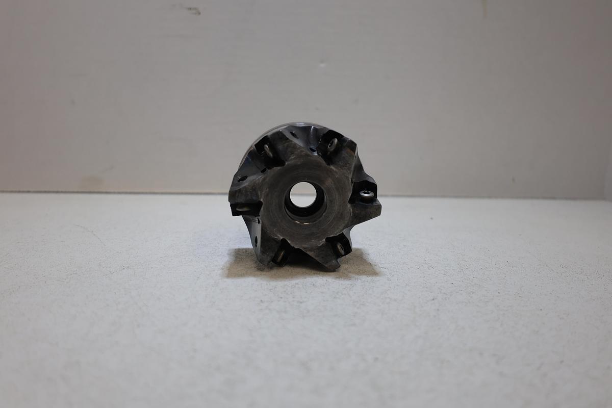 Used 114350546C5CV Indexable Face Mill Shell Mill Cutter w/ Carbide Inserts Used