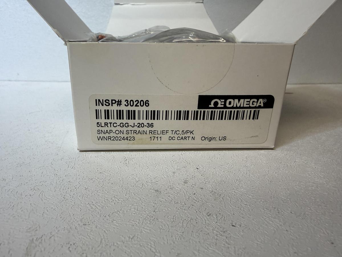 Used Omega 5LRTC-GG-J-20-36 Snap-On Strain Relief T/C, 5/PK GHA-72