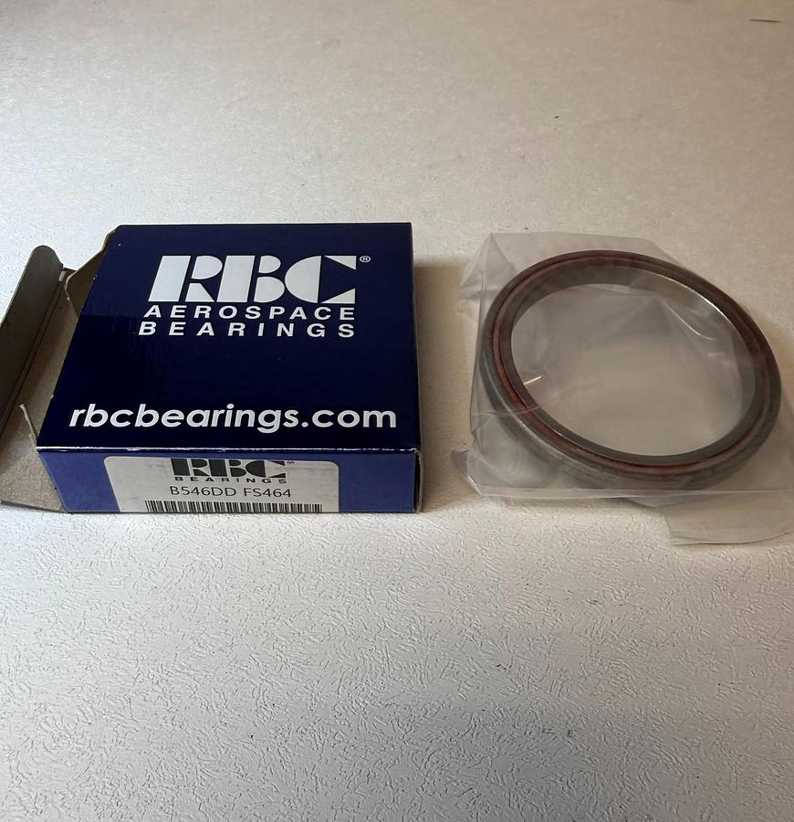 Used RBC Aerospace Bearings B546DDFS464, RBC Airframe Bearing - B500 Series GHB-80