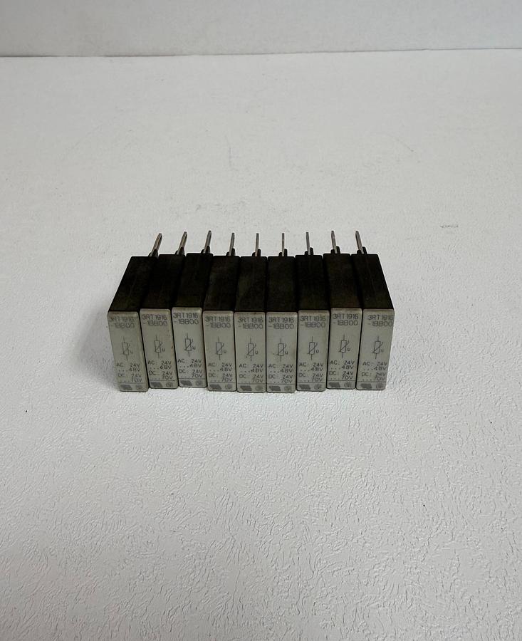 Used (Lot of 9) Siemens 3RT1916-1BB00 Surge Suppressor Module GHC-40