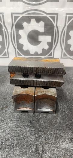 Used ALUMINUM SERRATED SOFT JAWS (set of 3)- GHA-30