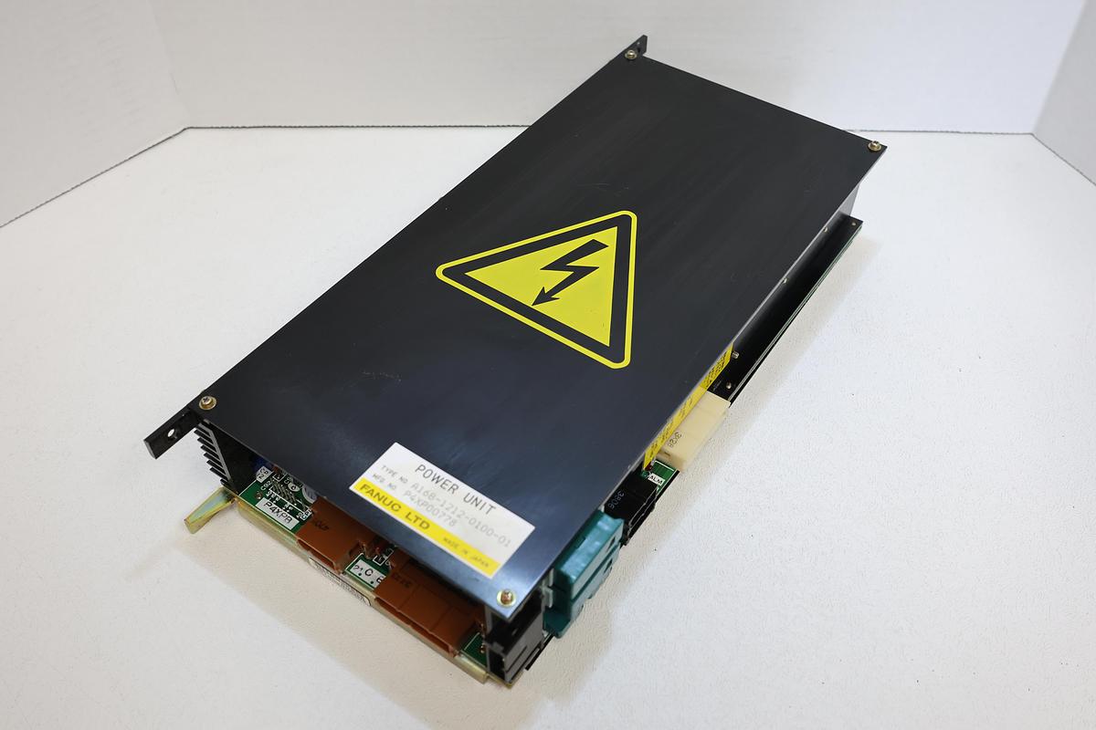 Used Fanuc A16B-1212-0100-01 Power Unit – OEM CNC Power Supply Module 