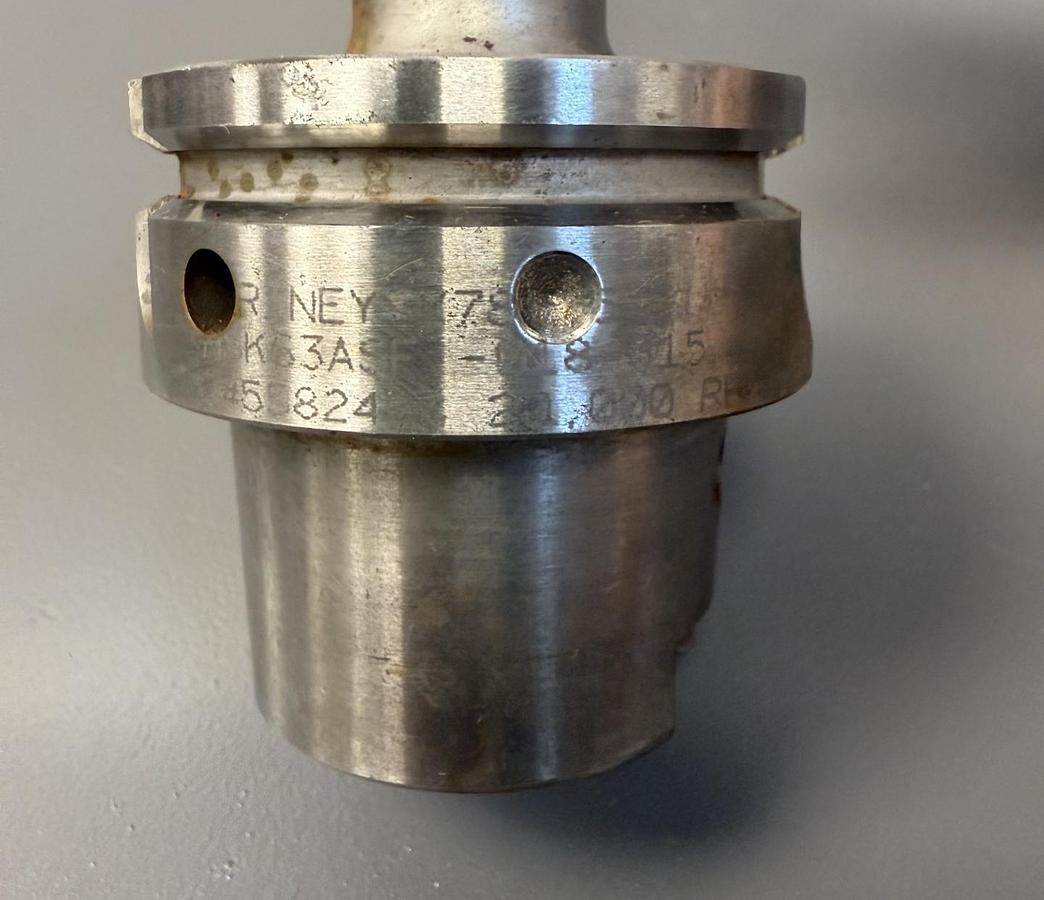 Used BRINEY HSK63ASF-018-315 Shrink Fit Tool Holder GHA-GS61