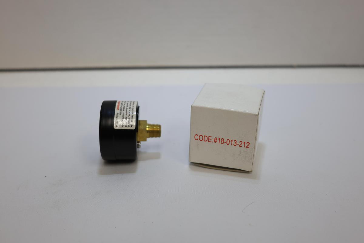 Used Norgren 18-013-212 Pressure Gauge 160 PSI 11 Bar 1.1 MPa NOS