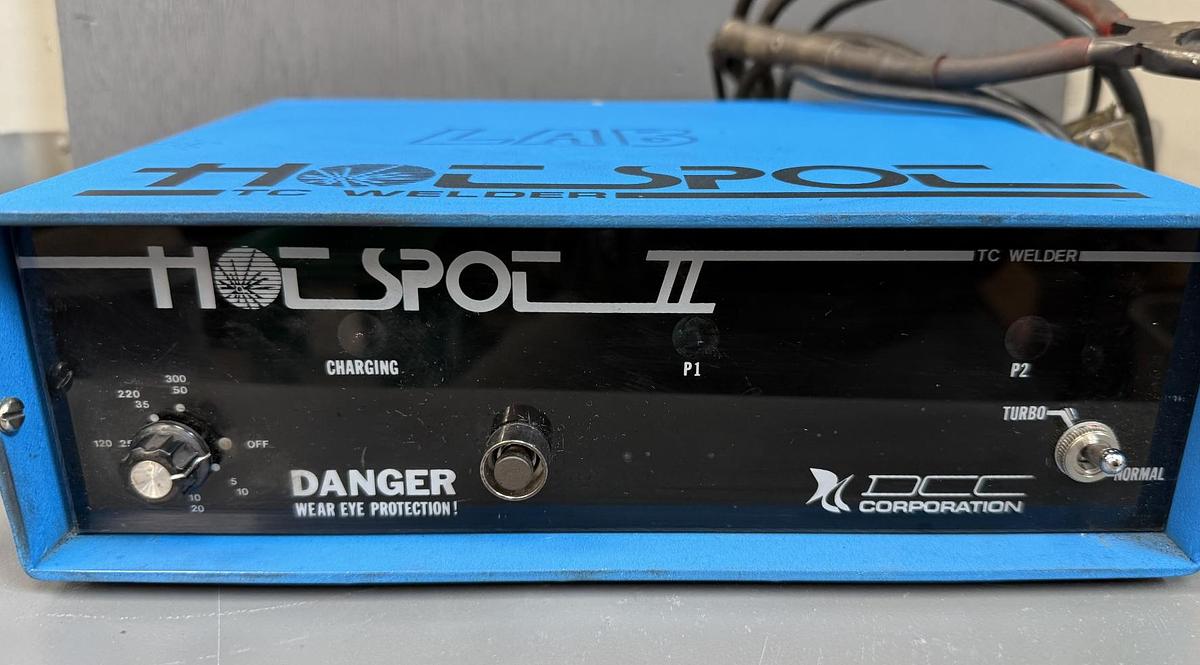 Used DCC HotSpot II TC Heavy Duty Thermocouple Welder GHA-SS5