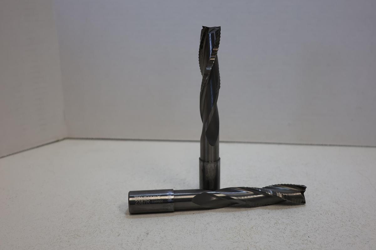 Used Vortex 2387R .720" Resharpened Solid Carbide 3 Flute Upcut CNC Router Bit