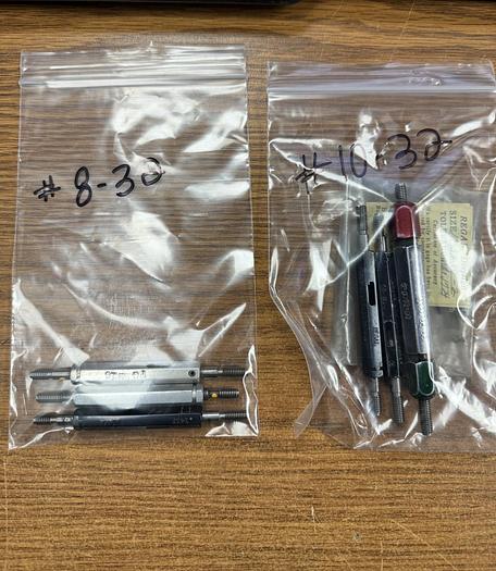 Used Assorted Regal Go No Go Thread Gages Size In Pictures 45 in lot GHGC-D19