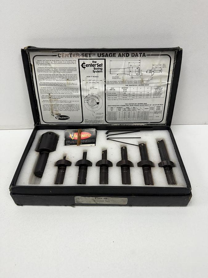 Used Valenite VCSB-750 Center Set Boring System and Head 3/8"-1" GHC-29