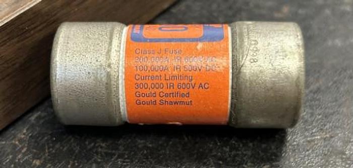 Used Lot of 3 -Gould Shawmut ATJ60 Amp-Trap Class J Fuse 60A 600V - GHB-63-D14