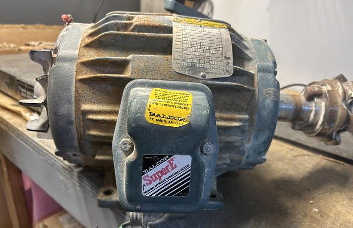 Used Baldor Reliance ECP3663T AC Motor, 5HP Frame 184T - Used - GHB-83