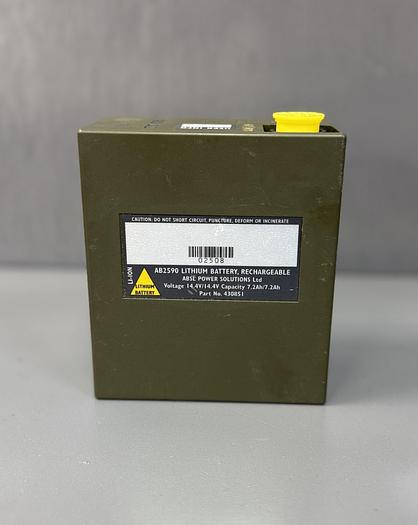 Used AB2590 LITHIUM BATTERY, RECHARGABLE 14.4V GHA-139