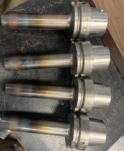 Used Briney Shrink Fit Tool Holder HSK63ASF-025-550 4 pack GHA-gs3