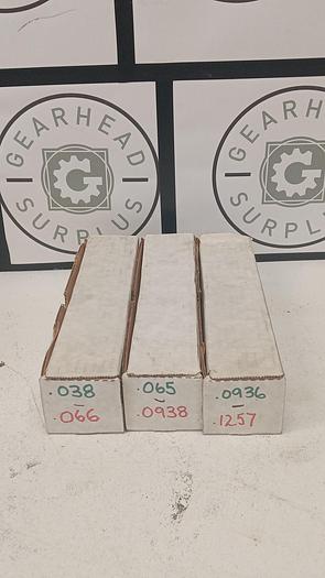 Used Lot of 37 Regal Go No Go Gages .038-.1257 GH506