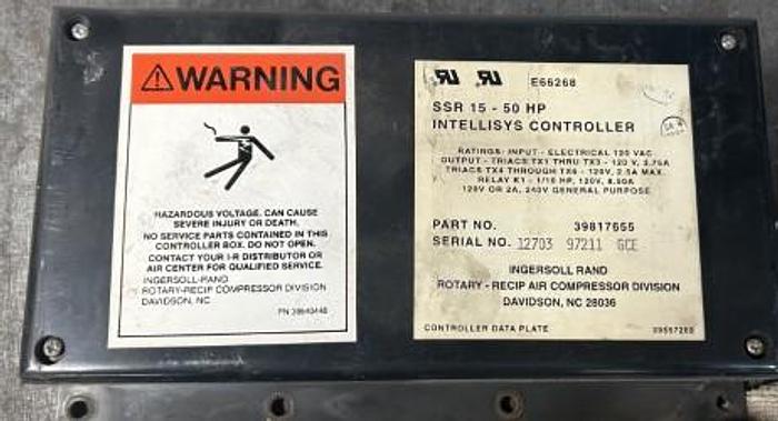 Used Ingersoll Rand Intellisys Controller SSR15-50HP #39817655 - GHB-81