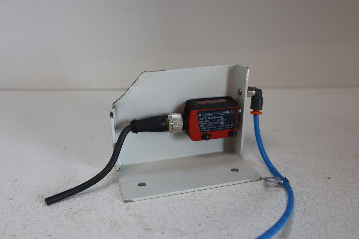 Used Leuze HRTR25B/66-S12 Diffuse Sensor w/ Background Suppression – P/N 50114491 GHA-185