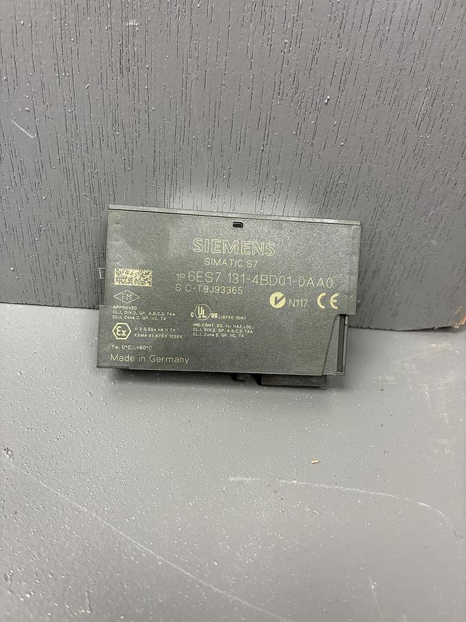 Used (LOT OF 3) Siemens 6ES7 131-4BD01-0AA0 – SIMATIC ET 200S Digital Input Module 24V DC GHA-160