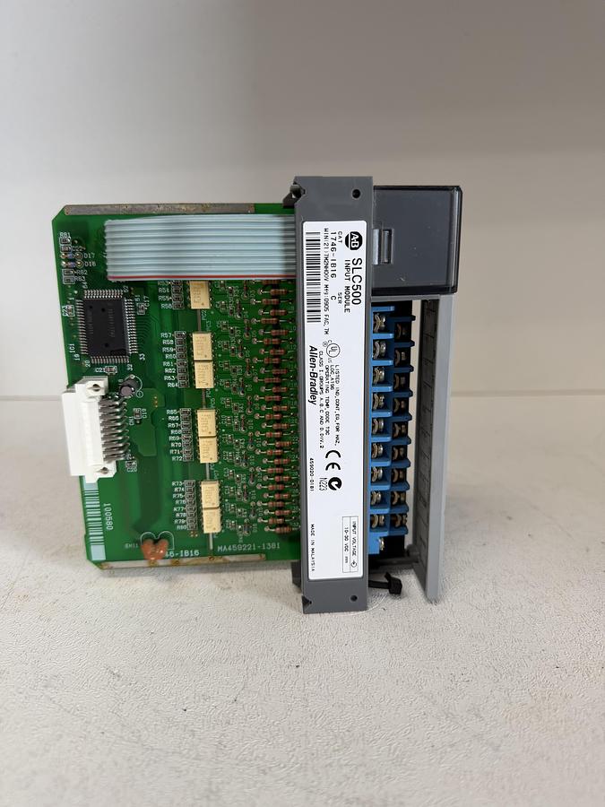 Used Allen Bradley SLC 500 1746-IB16 Ser C 16-Point DC Input Module GHA-185