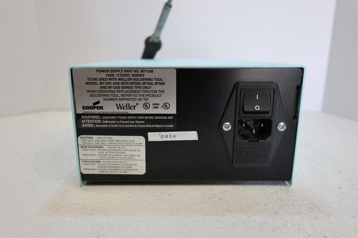 Used Weller MT1500 MicroTouch Plus Soldering Station w/ I-040 Iron Tested