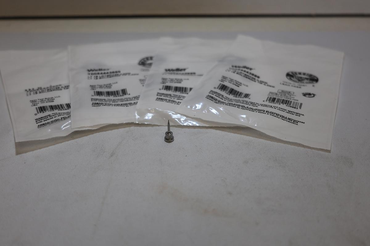 Lot of 5 Genuine Weller LT1S T0054443699 0.2mm Soldering Tips New Sealed