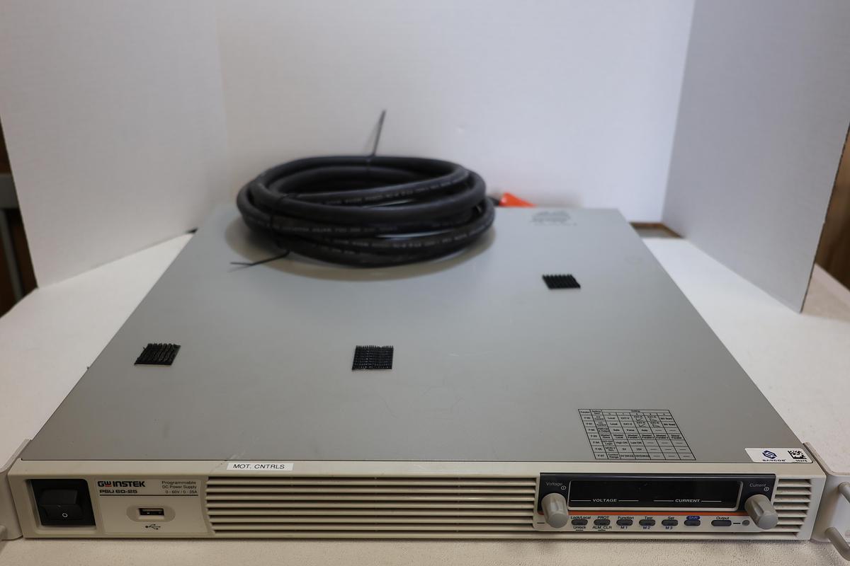 Used GW Instek PSU 60-25 Programmable DC Power Supply 0-60V 25A Rack Mount