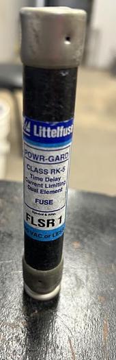 Lot of 2 - FuseTron FLSR 1 Powr-Gard Class RK5 Time-Delay Dual Element Fuse 1A 600 V - GHB-63-D15