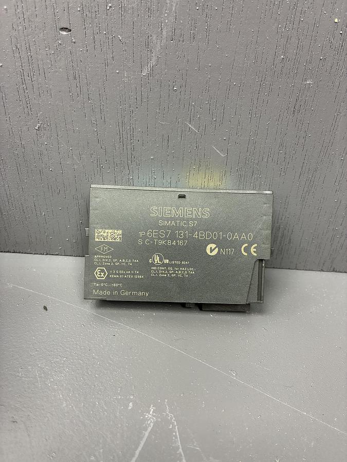 Used  Siemens 6ES7 131-4BD01-0AA0 – SIMATIC ET 200S Digital Input Module 24V DC GHA-160