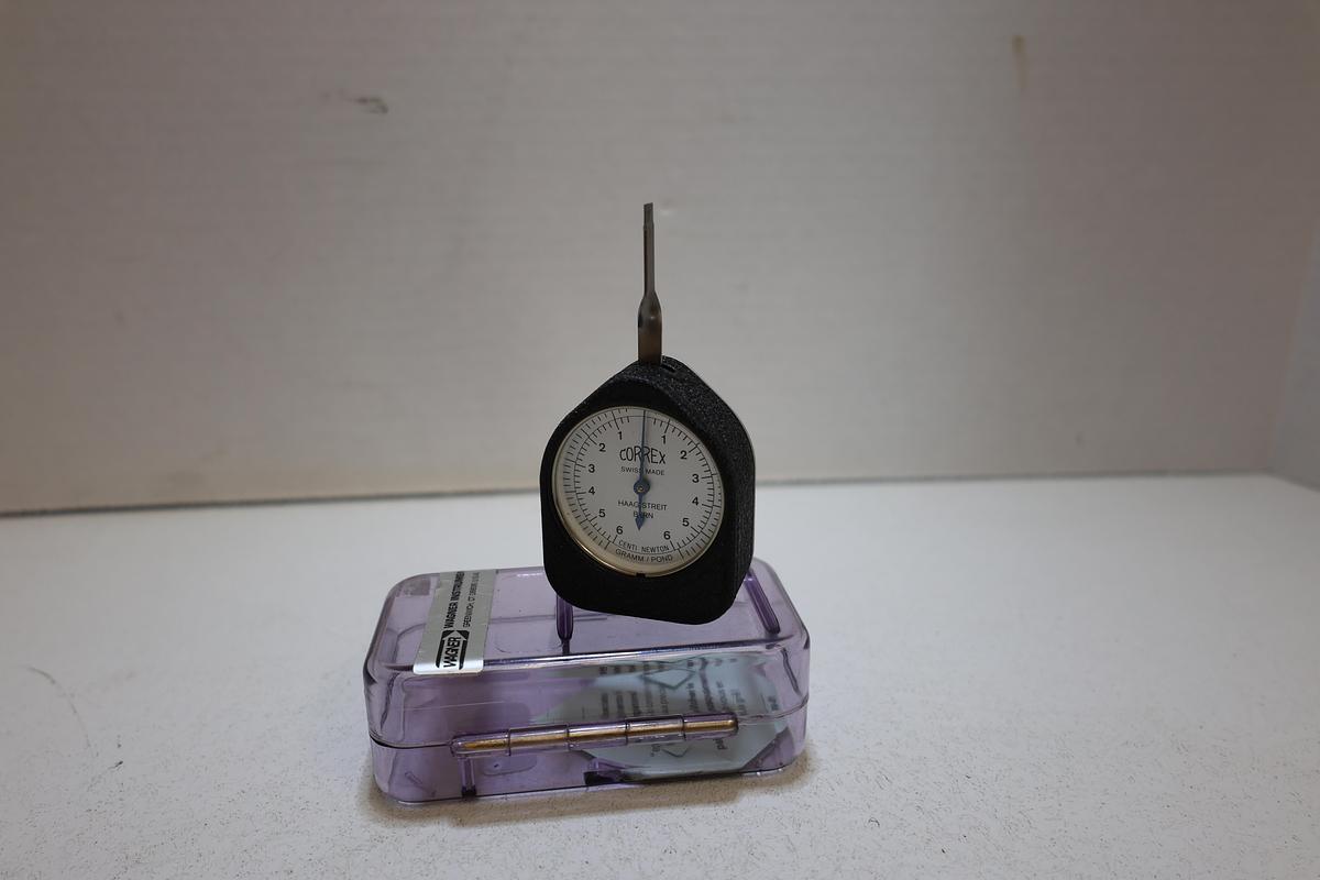 Used Correx Haag-Streit Bern Tension Gauge – 6 Grams, Swiss Made