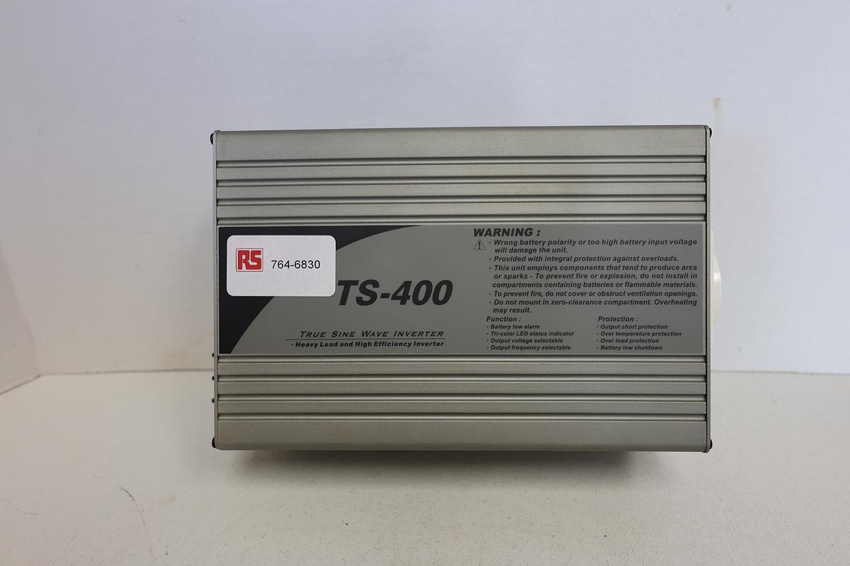 MEAN WELL TS-400-224B – 400W True Sine Wave DC-AC Power Inverter