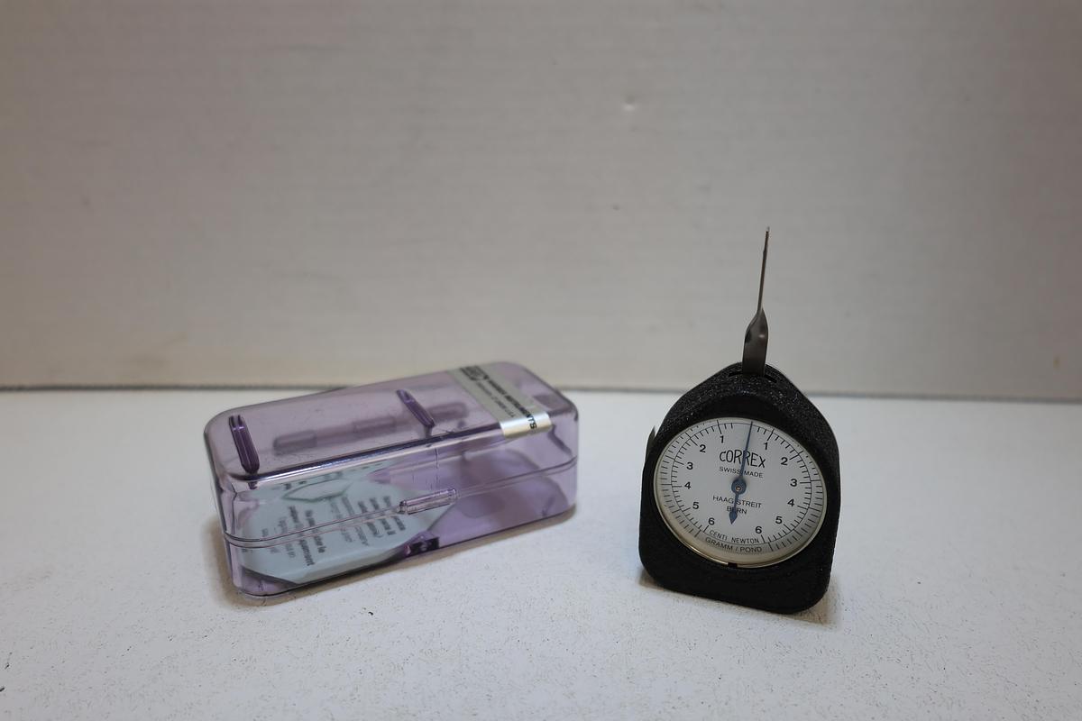 Used Correx Haag-Streit Bern Tension Gauge – 6 Grams, Swiss Made