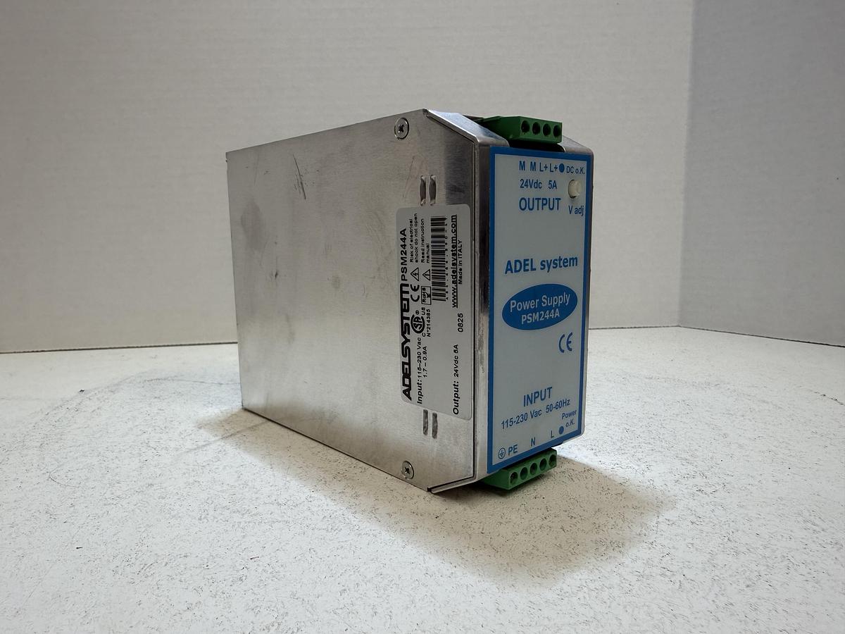 Used ADEL Systems PSM244A DIN Rail Power Supply 24VDC 5A 120W
