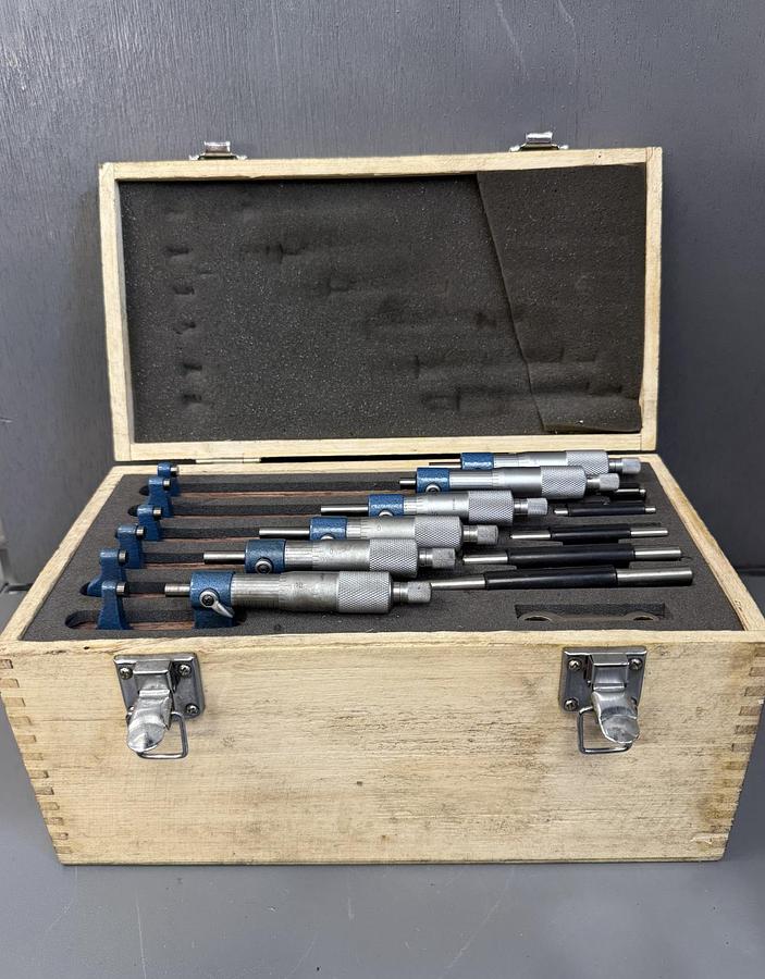 Used OUTSIDE MICROMETER RANGE 0-6"/.0001" GRADUATION GHB-39