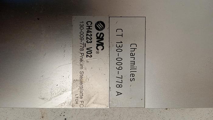 Used Charmilles CMM Roboform 550 SMC CH4223_V02 Pneumatic Control Panel GH118