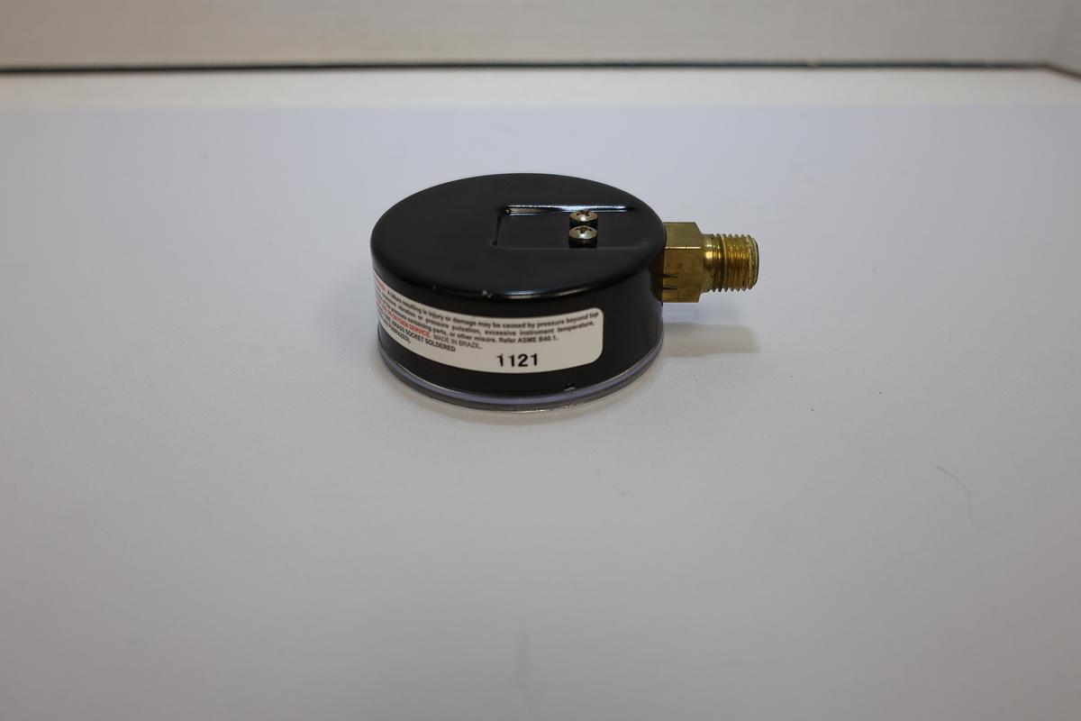 Used Ashcroft 0-15 PSI Pressure Gauge Bottom Mount Industrial Gauge Tested Working