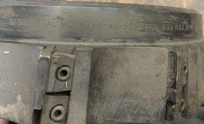 Used Kennametal KDSR-10-SP4-1CB Face Mill 800 Max RPM GHA-76