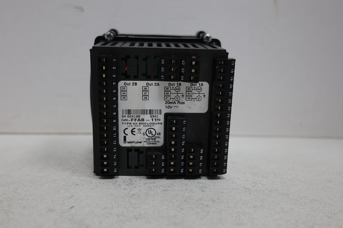 Used Watlow F4PH-FFAB-11RG Series F4 Temperature Controller 100-240V Type 4X GHA-37