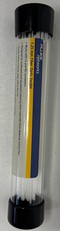 Used FLUKE Networks, 1.25mm Fiber Optic Swabs, 2799767, GHGC-9