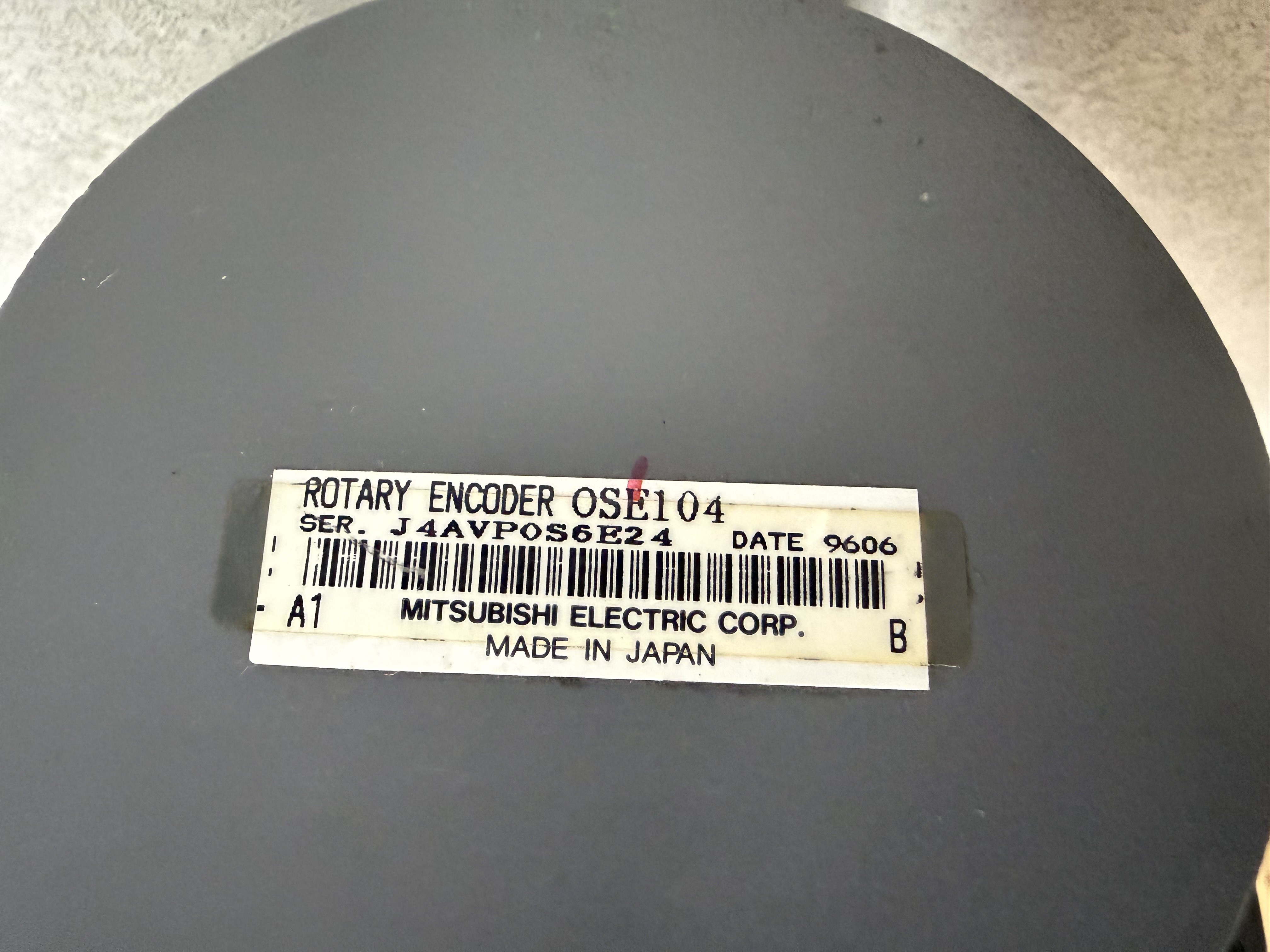 Used MITSUBISHI AC SERVO MOTOR HA200NC-S ENCODER OSE104 GHA-11