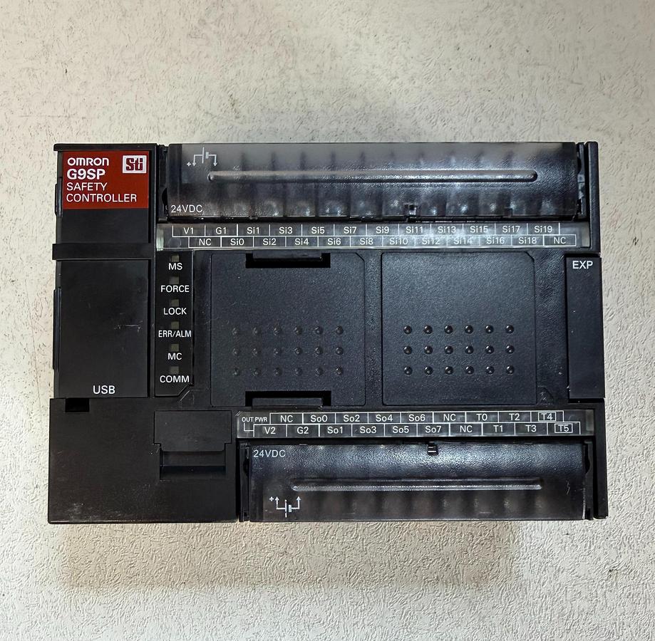 Used Omron STi G9SP-N20S Safety Controller 24VDC 500mA GHA-185