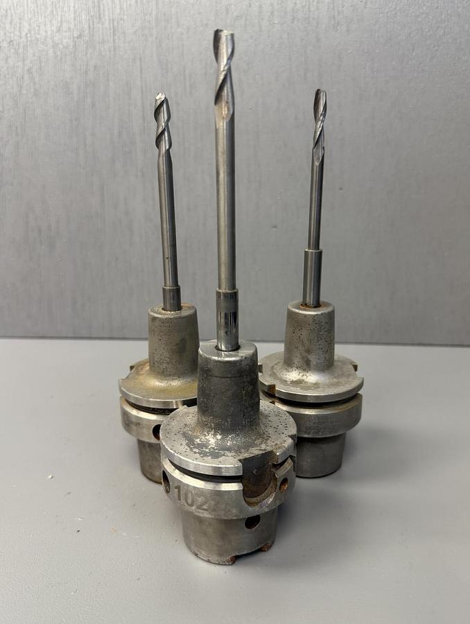 Used Briney HSK63ASF-038-256 Shrink Fit Tool Holder GHA-GS61