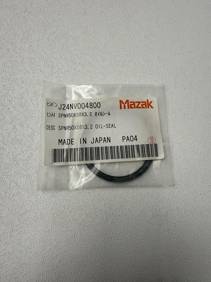 Used Mazak J24NV004800 Oil Seal – Genuine OEM CNC Replacement Part GHC-29