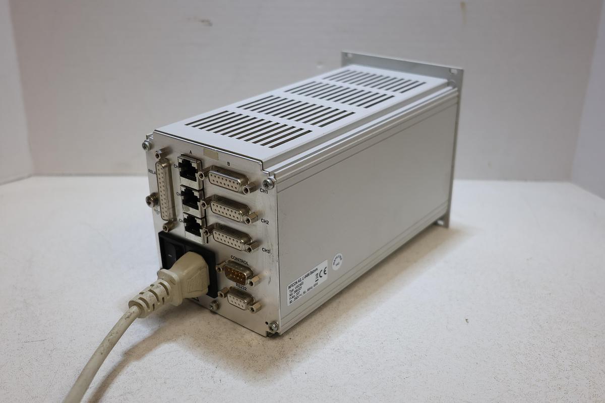 Used INFICON VGC403 398-021 3-Channel Vacuum Gauge Controller 90-250VAC
